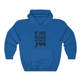 If You Lost Please Return To Jesus Hoodie