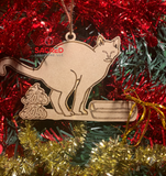 Funny Cat and Dog Ornament
