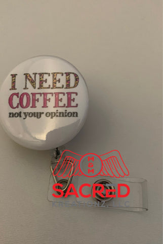 Badge Reel: I Need Coffee