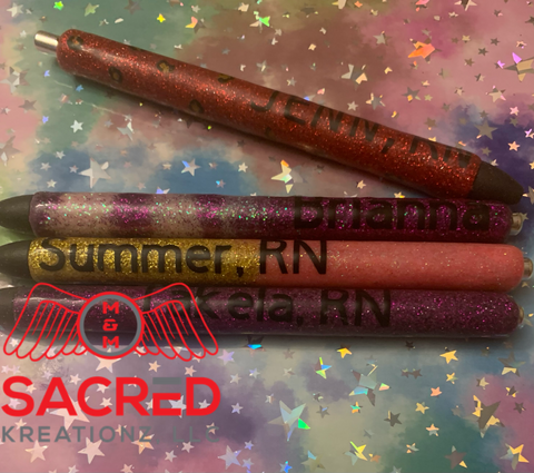 Pens & Pencils: Epoxy Glitter Pens