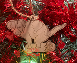 Funny Cat and Dog Ornament